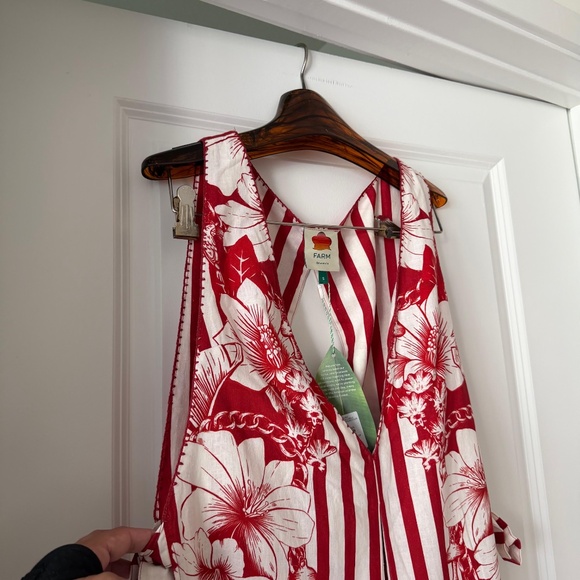 Farm Rio Floral Chains Cover-Up Dress - Picture 2 of 9